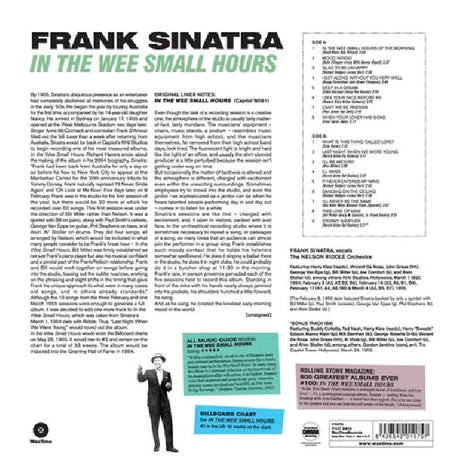 Frank Sinatra - In the wee small hours (LP) - Velvet Music