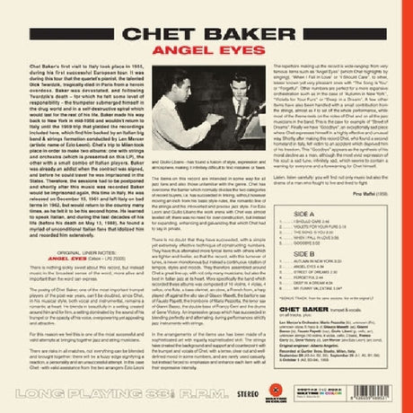 Chet Baker - Angel eyes (LP) - Velvet Music