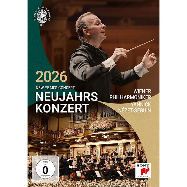 Wiener Philharmoniker & Yannick Nezet -seguin - Neujahrskonzert 2026 / new year's concert 2026 / c (DVD) - Velvet Music