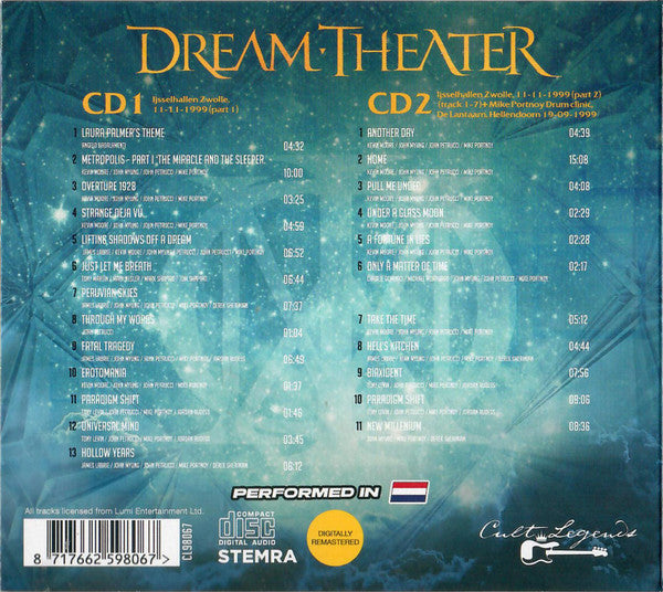 Dream Theater - Performed In The Netherlands (CD) - Velvet Music