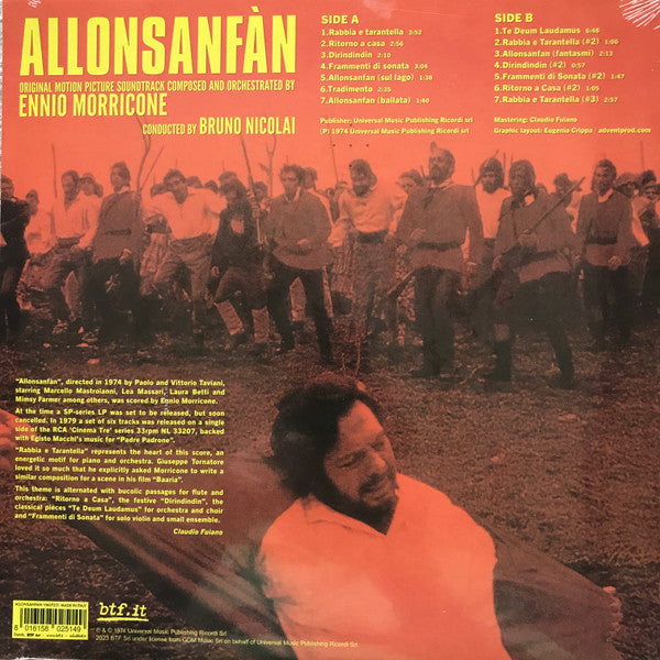 Ennio Morricone - Allonsanfan (Original Motion Picture Soundtrack) (LP)