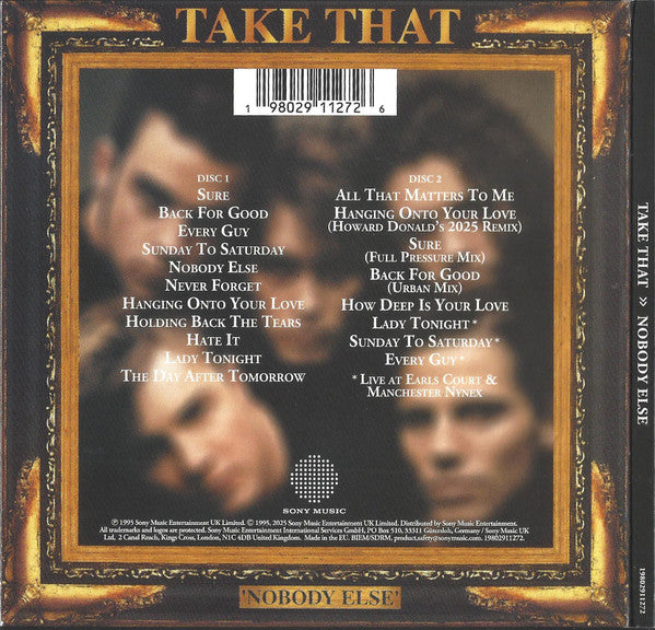 Take That - Nobody Else (CD) - Velvet Music