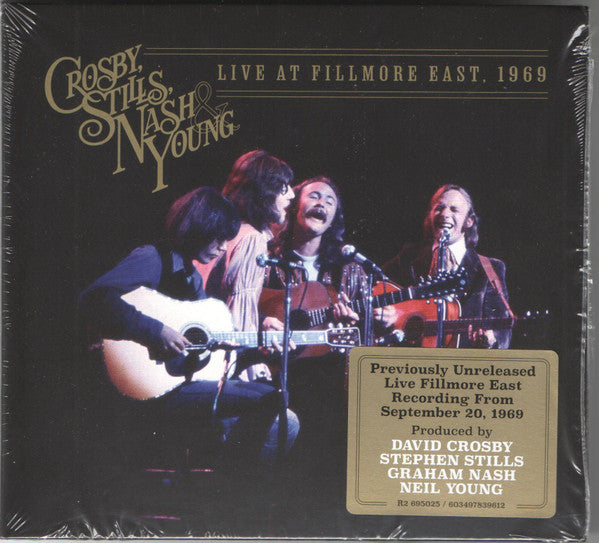 Crosby, Stills, Nash & Young - Live At Fillmore East, 1969 (CD) - Velvet Music