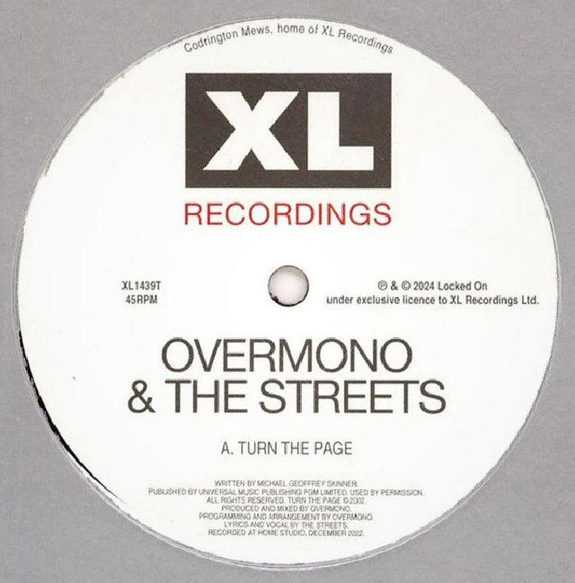 Overmono & Streets, The - Turn The Page (12-inch maxi-single) - Velvet Music