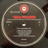 Who, The - Live In Amsterdam 1969    (LP) - Velvet Music