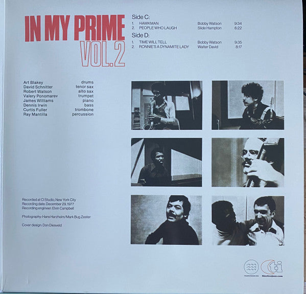 Art Blakey & The Jazz Messengers - In My Prime  (LP) - Velvet Music