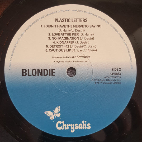 Blondie - Plastic Letters (LP) - Velvet Music