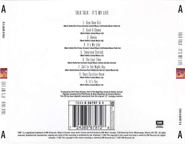 Talk Talk - It's My Life (tweedehands CD) - Velvet Music