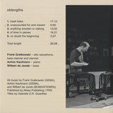 Achim Kaufmann / Frank Gratkowski / Wilbert De Joode - Oblengths (tweedehands CD) - Velvet Music
