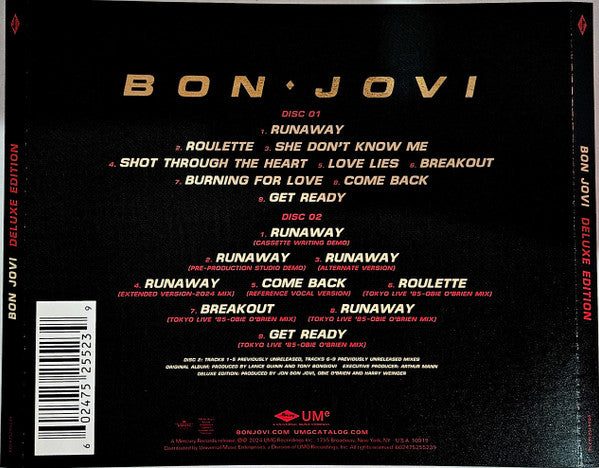 Bon Jovi - Bon Jovi (CD) - Velvet Music