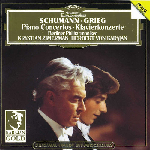 Krystian Zimerman, Berliner Philharmoniker, Herber - Schumann / grieg: piano concertos (CD) - Velvet Music