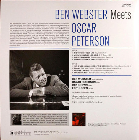 Ben Webster - Meets oscar peterson (LP) - Velvet Music