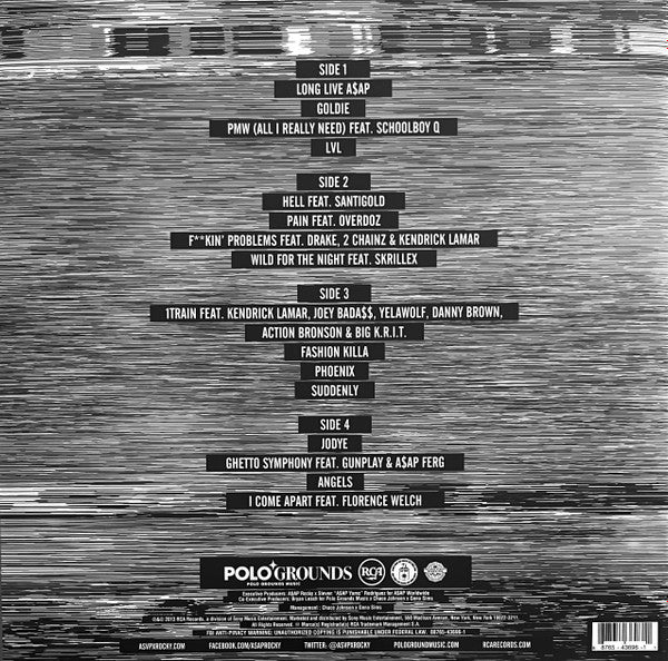 ASAP Rocky - Long.Live.A$AP  (LP) - Velvet Music