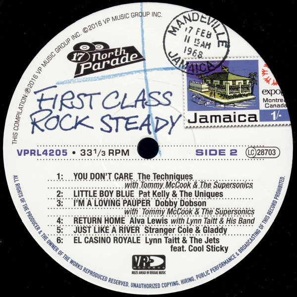Various - First Class Rock Steady (LP) - Velvet Music
