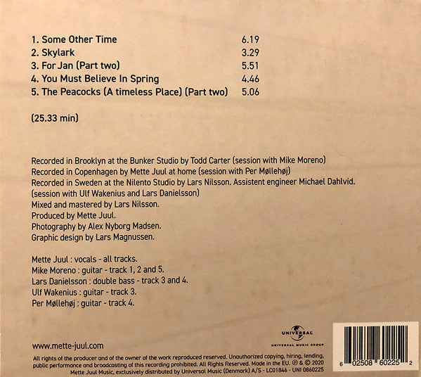 Mette Juul - New-York - Copenhagen (CD d'occasion)
