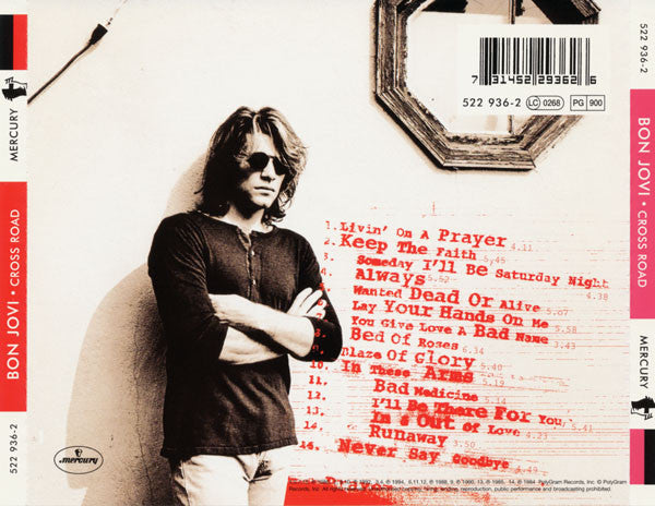 Bon Jovi - Cross Road (The Best Of Bon Jovi) (tweedehands CD) - Velvet Music