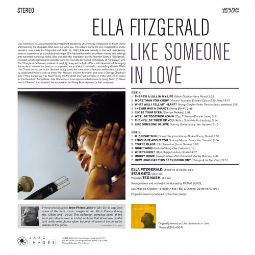 Ella Fitzgerald, Frank De Vol And His Orchestra - Like Someone In Love (LP) - Velvet Music