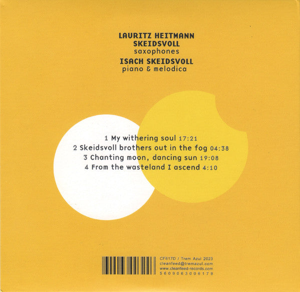 Lauritz Skeidsvoll & Isach Skeidsvoll Duo - Chanting Moon,Dancing Sun (Live At Molde International Jazz Festival) (tweedehands CD) - Velvet Music