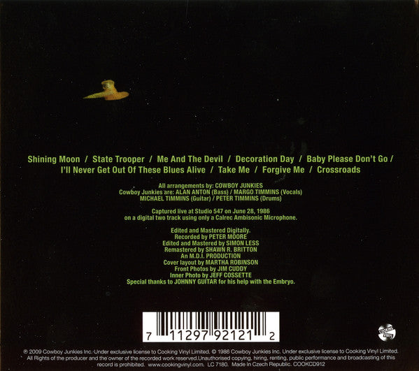 Cowboy Junkies - Whites Off Earth Now!! (CD)
