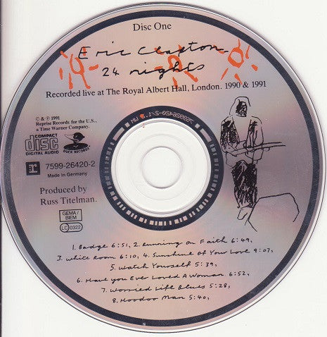 Eric Clapton - 24 Nights (tweedehands CD) - Velvet Music