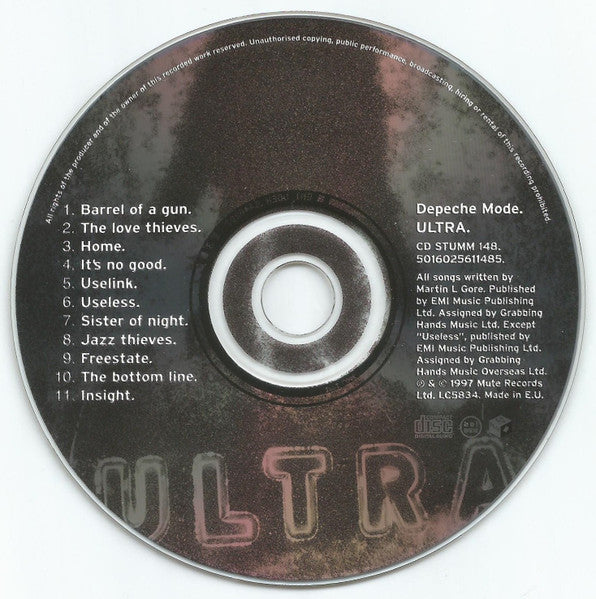 Depeche Mode - Ultra (tweedehands CD) - Velvet Music