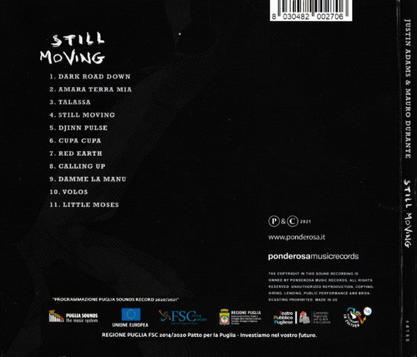 Justin Adams & Mauro Durante - Still Moving (CD d'occasion)