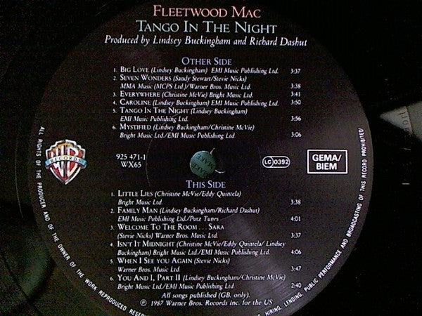 Fleetwood Mac - Tango In The Night (tweedehands LP) - Velvet Music