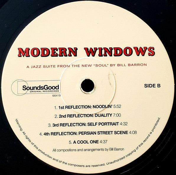 Bill Barron - Modern Windows (LP) - Velvet Music