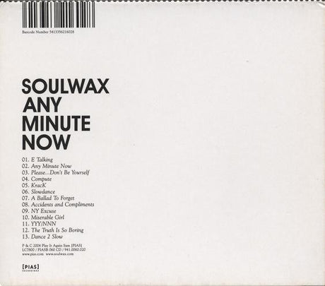 Soulwax - Any Minute Now (tweedehands CD) - Velvet Music