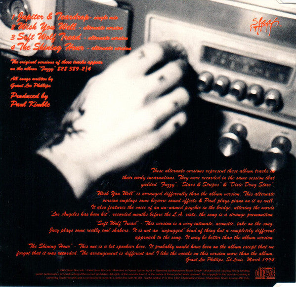 Grant Lee Buffalo - Jupiter &amp; Teardrop (second hand CD)