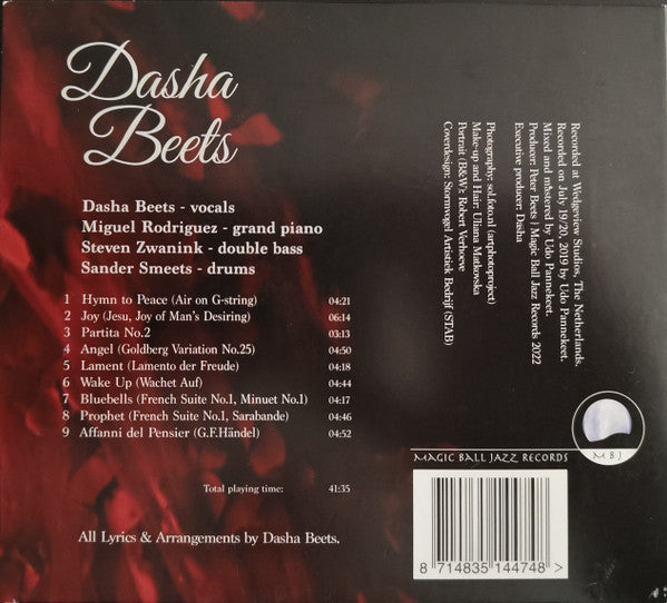 Dasha Beets - Bach… Because (CD) - Velvet Music