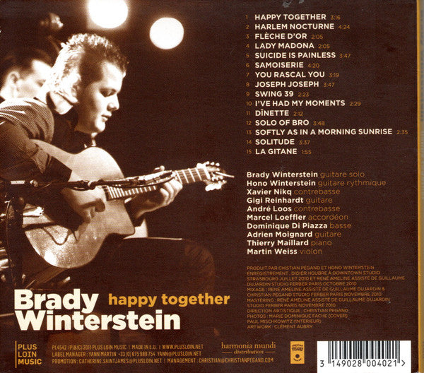 Brady Winterstein - Happy Together (tweedehands CD)