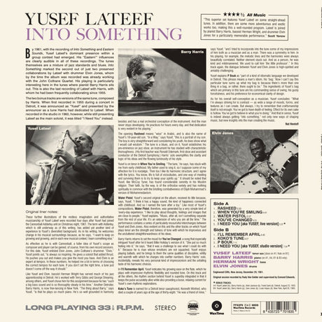 Yusef Lateef - Into Something (LP) - Velvet Music