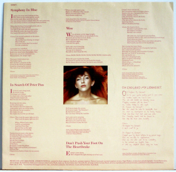 Kate Bush - Lionheart (tweedehands LP) - Velvet Music