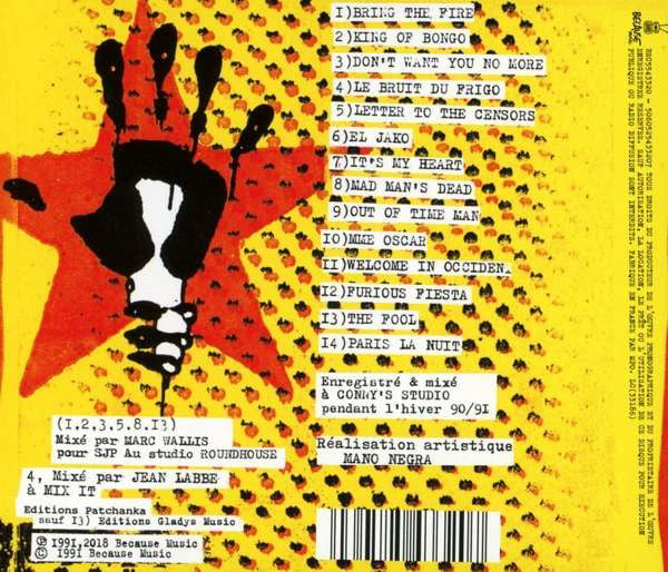 Mano Negra - King of bongo (CD) - Velvet Music