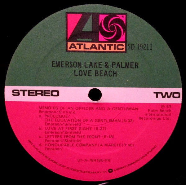 Emerson, Lake & Palmer - Love Beach (tweedehands LP) - Velvet Music