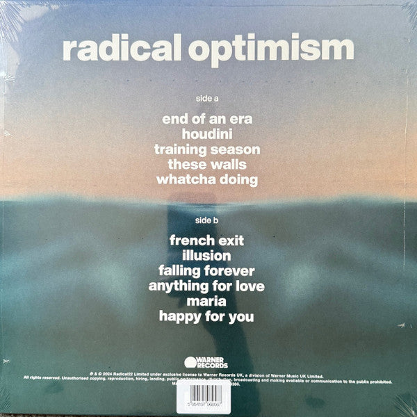 Dua Lipa - Radical Optimism (second hand LP) – Velvet Music