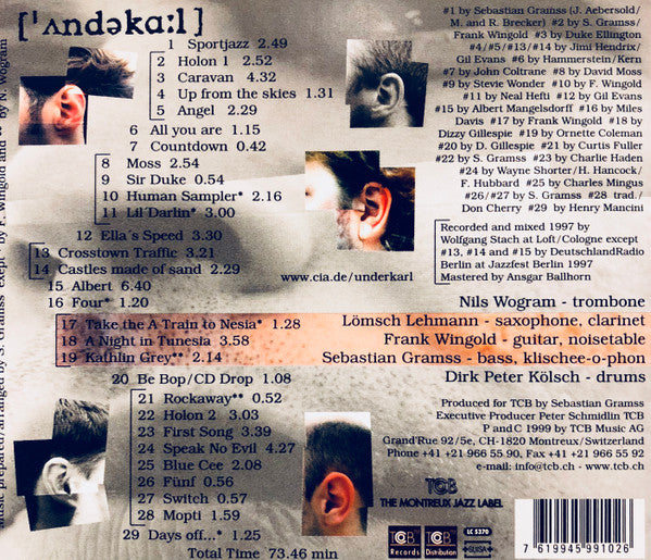 Underkarl - Jazzessence  (tweedehands CD) - Velvet Music