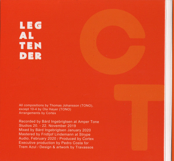 Cortex (17) - Legal Tender (tweedehands CD)