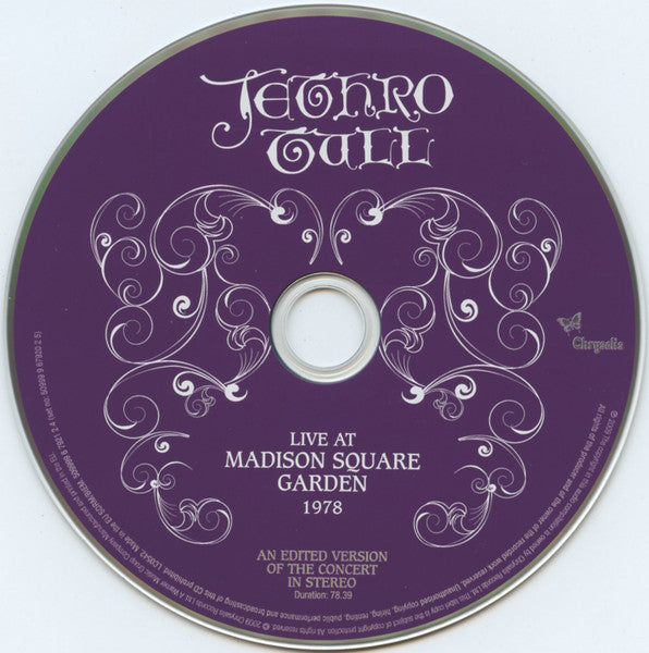 Jethro Tull - Live At Madison Square Garden 1978 (tweedehands CD) - Velvet Music