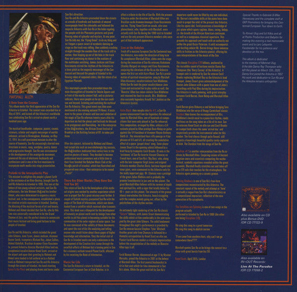 Sun Ra Arkestra, The Under The Direction Of Marshall Allen - Live At Babylon (LP) - Velvet Music