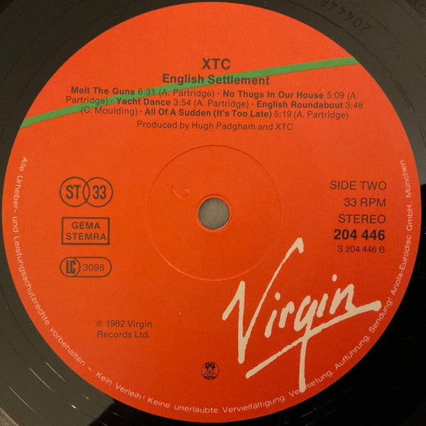XTC - English Settlement (tweedehands LP) - Velvet Music
