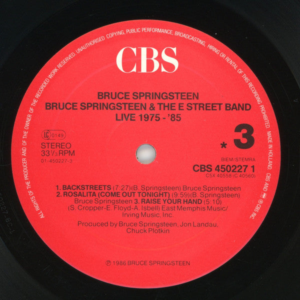 Bruce Springsteen & The E-Street Band - Live/1975-85 (tweedehands CD) - Velvet Music