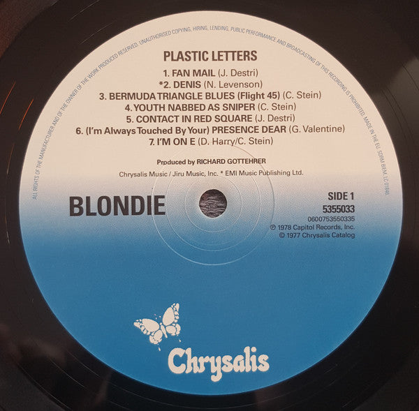 Blondie - Plastic Letters (LP) - Velvet Music