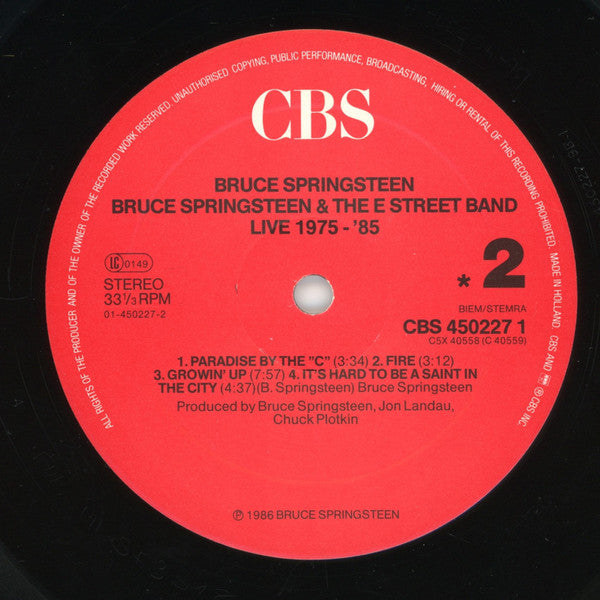 Bruce Springsteen & The E-Street Band - Live/1975-85 (tweedehands CD) - Velvet Music