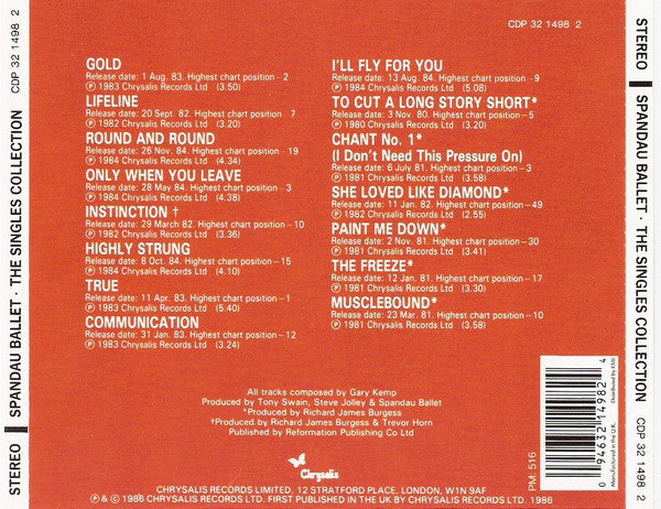 Spandau Ballet - The Singles Collection (tweedehands CD) - Velvet Music
