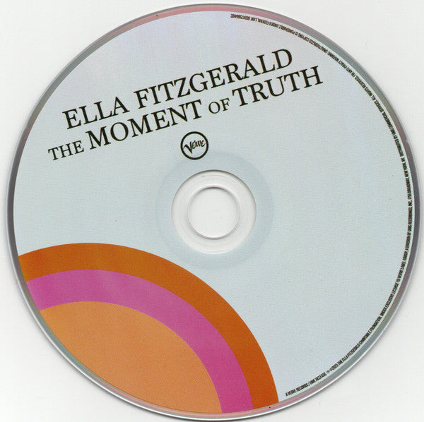 Ella Fitzgerald - The Moment Of Truth (Ella At The Coliseum) (CD) - Velvet Music