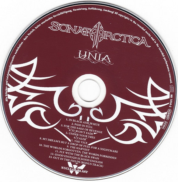 Sonata Arctica - Unia (tweedehands CD) - Velvet Music