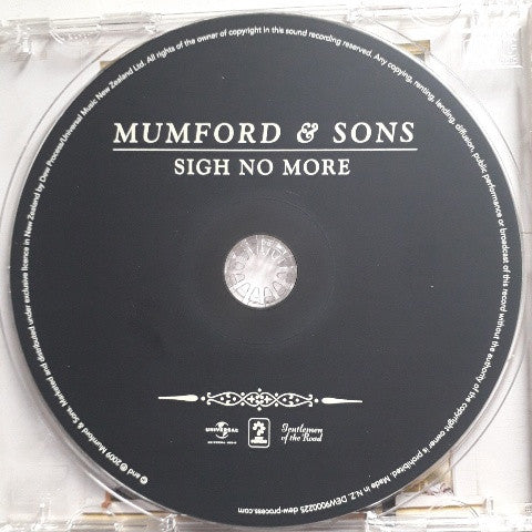 Mumford & Sons - Sigh No More (CD) - Velvet Music
