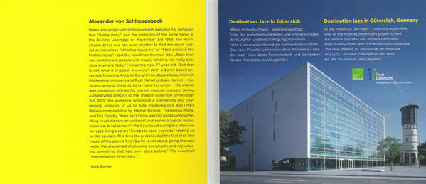 Alexander von Schlippenbach - Jazz Now! (Live At Theater Gütersloh) (tweedehands CD) - Velvet Music